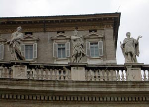 Vatican Pope Appartment, St Peter's Basilica